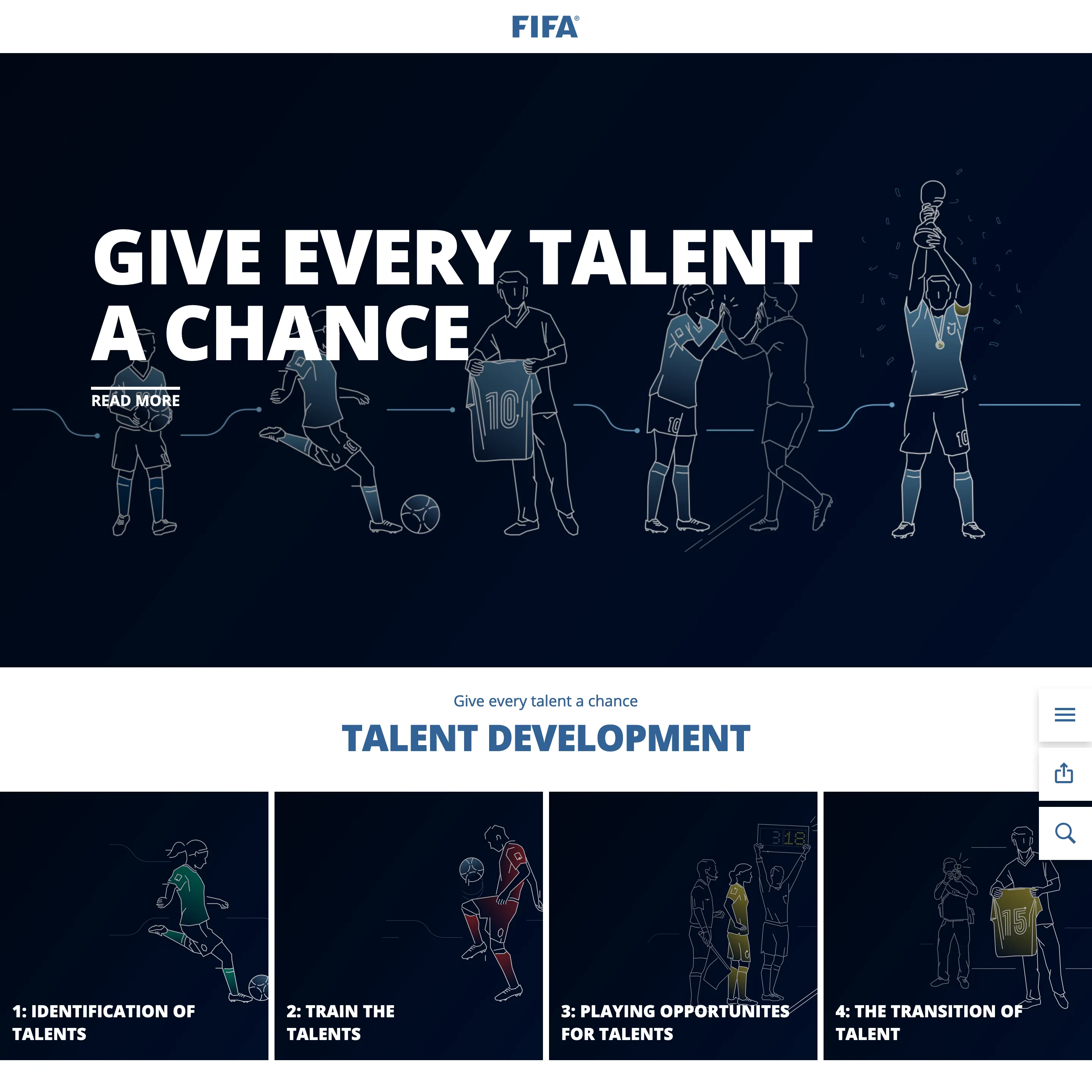 Screenshot von FIFA Publications